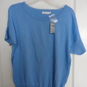 Reitmans short sleeve periwinkle blue sweater M